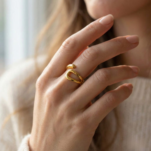 Open-Form Gold Ring