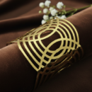 Statement Gold Cutout Cuff – Wide Geometric Bangle