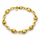 Luxury Gold Plated Curb Chain Bracelet for Men – Bold, Shiny & Durable Design