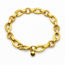 Luxury Gold Plated Curb Chain Bracelet for Men – Bold, Shiny & Durable Design